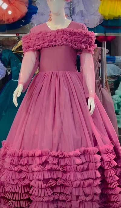 Fairy Dress / Turkish Maxi / Barbie Dress / Ruffle Tulle Gown