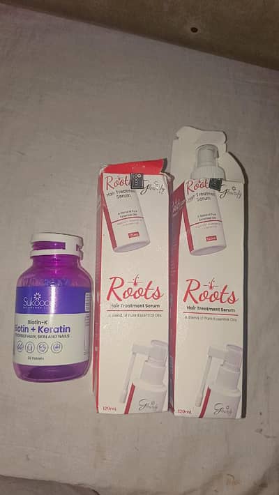 hair serum and supplement