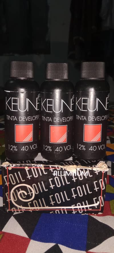 Professional Keune Tinta Cream Developer 12% 40 Vol - Set of 3 Bottle