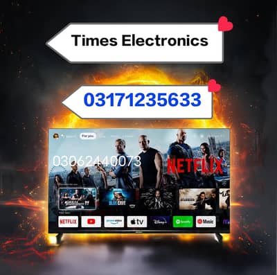 samsung 32" 43" inch Smart Led tv frameless fiberglass new Model 2026