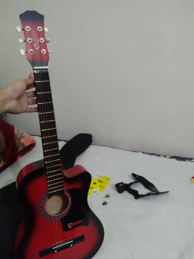 Acoustic Beginner Red Guitar 2025 Model