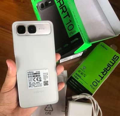infinix smart 10 plus 6/128GB PTA approved