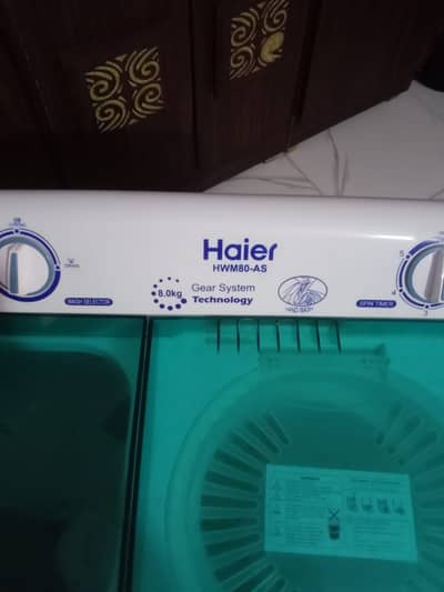 Haier washing machine