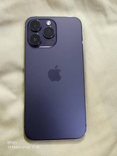 Iphone 14 Pro Max 256 Dual Pta Officail