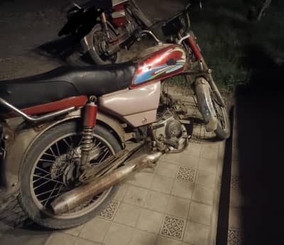 Good condition used bike for sale 70 cc