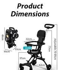 Foldable Stroller for Baby – Lightweight Baby Stroller Pram