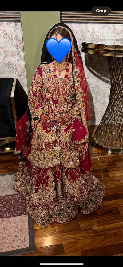Bridal Barat Farishi gharara Dress
