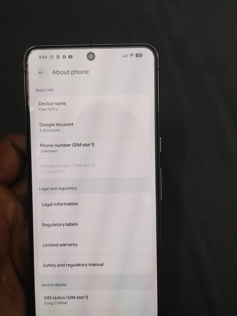 GOOGLE PIXEL 8 PRO 7