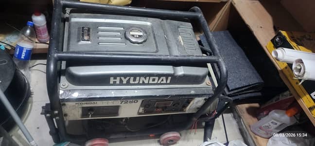 Hyundai Petrol Generator . 8.75 KVa / 7000 WATT.