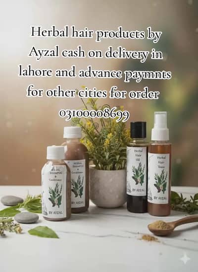 HERBAL HAIR PRODUCTS BY AYZAL