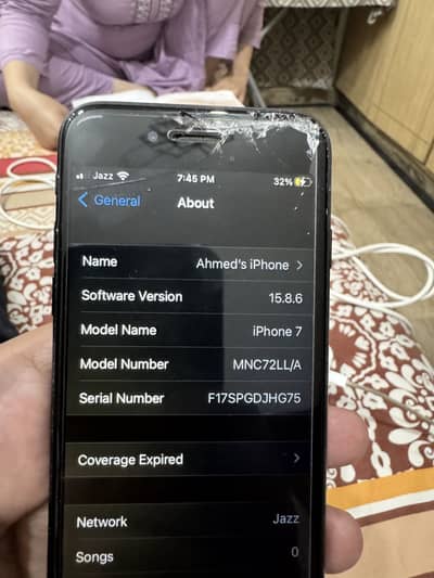 I phone 7 128 gb pta proved