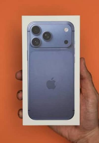 I phone 17 pro max  blue color