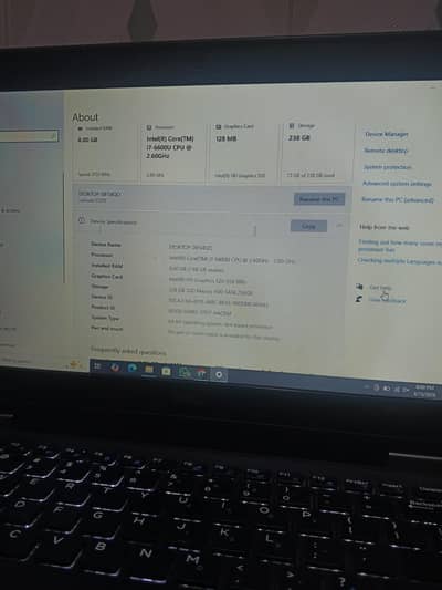 Dell Latitude E7270 Ultrabook | Intel Core i7-6th Gen | 8GB RAM