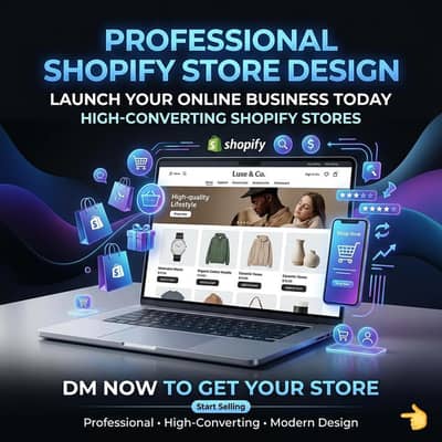Professional Shopify Store Design | Start Your Online Business Today