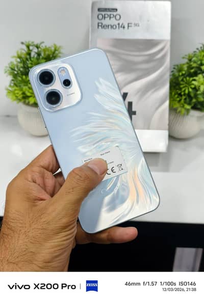 OPPO Reno 14F 5G | 8gb\258gb | pta approved | 10\10 | brand new | oppo