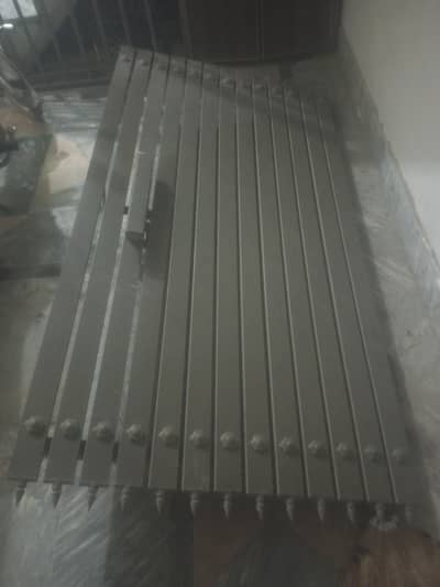 Metallic Door made of pipes