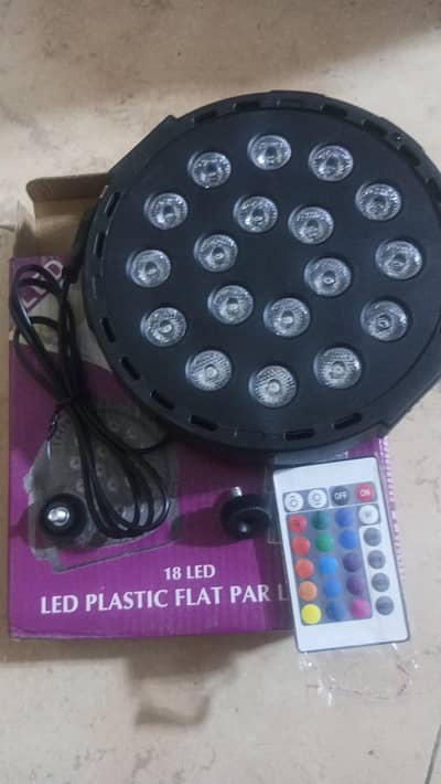18 LED Stage Decorations Home Wall Lights RGB DJ LED Par Light