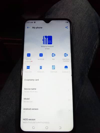 Tecno pova neo 4Ram . 64 Storage