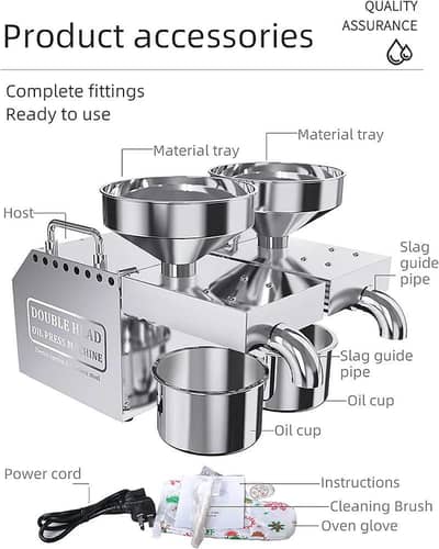 Double Head Oil Press Machine