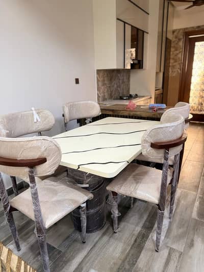 dining table and chairs
