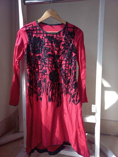 Embroided cotton shirt