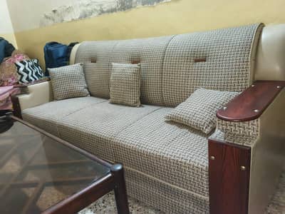 5 seater + Dewan Sofa