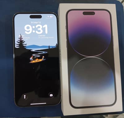 14 Pro Max Factory Unlocked | physical + esim | Box