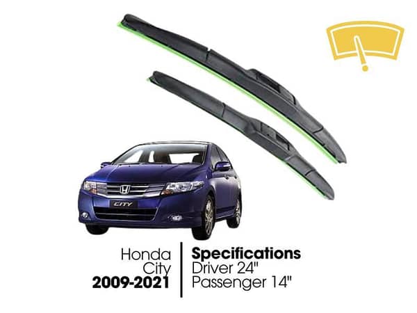 Hydrophobic Silicon Viper Blade Complete Set for Honda City |  2009-2021