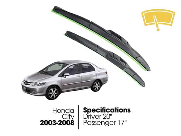 Hydrophobic Silicon Viper Blade Complete Set for Honda City |  2009-2021
