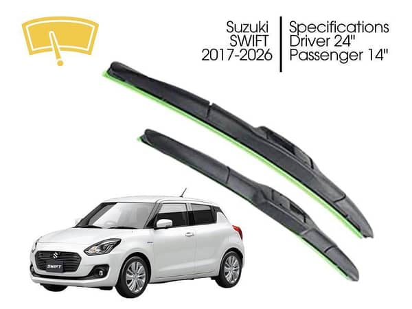 Hydrophobic Silicon Viper Blade Complete Set for Suzuki Swift |  2017-2026