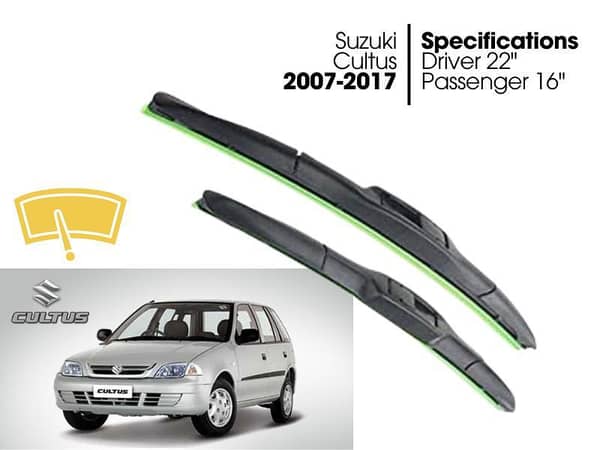 Hydrophobic Silicon Viper Blade Complete Set for Suzuki Cultus |  2007-2017