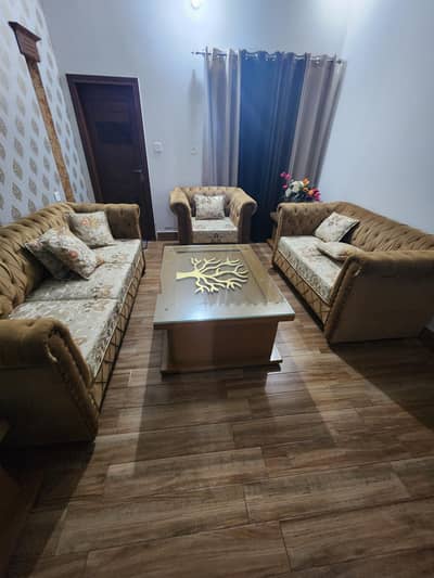 Sofa Set 5 Seater (3,2,1)  Brand new condition