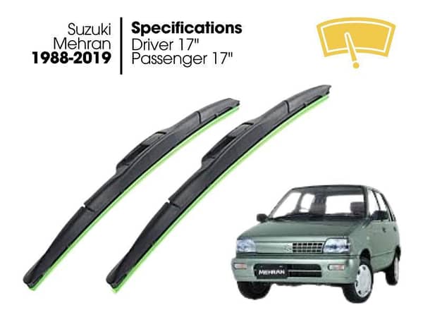 Hydrophobic Silicon Viper Blade Complete Set for Suzuki Mehran |  1988-2012