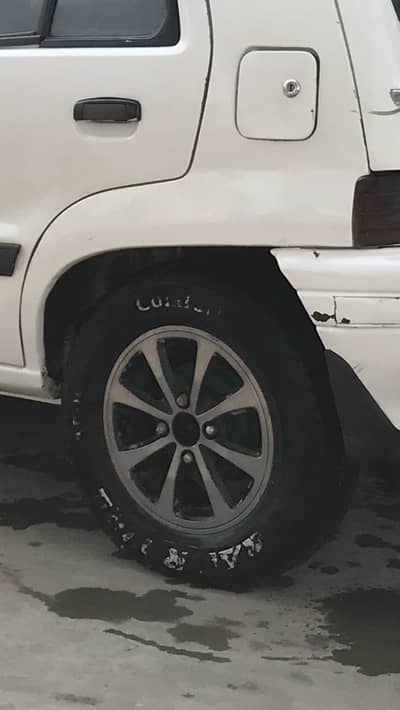 Alloy rim tyre 13inch rim 175/70/13 tyre alto mira corolla anda charad