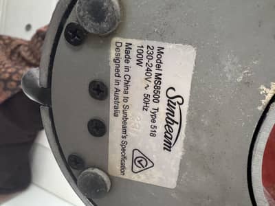 Sunbeam milkshake maker