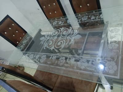 6 chair with table for sale