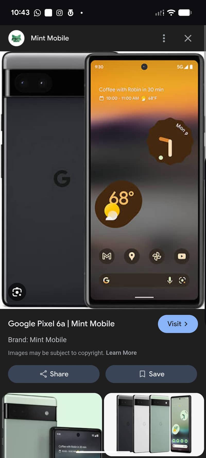 GOOGLE PIXEL 6A 03195742732 whatsapp 0