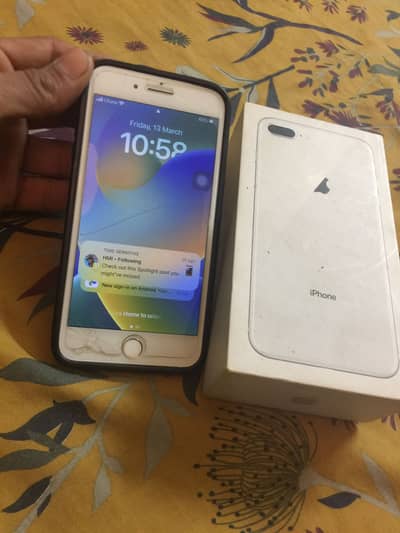 IPhone 8 Plus 64 gb pta approved officially with box