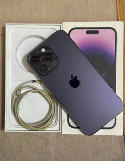 Apple iPhone 14 pro Max full Box urgent sale contact OLX