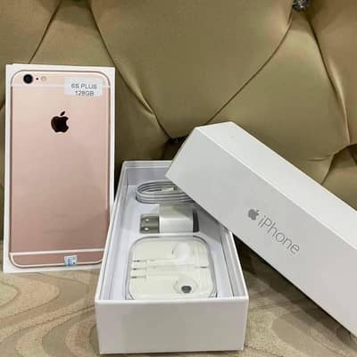 iPhone 6s Plus 128gb with box 0323/056/58/33 WhatsApp no
