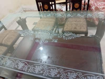glass top dinning table 8 seater