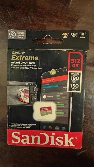 SanDisk 512 GB Extreme Mircosd card