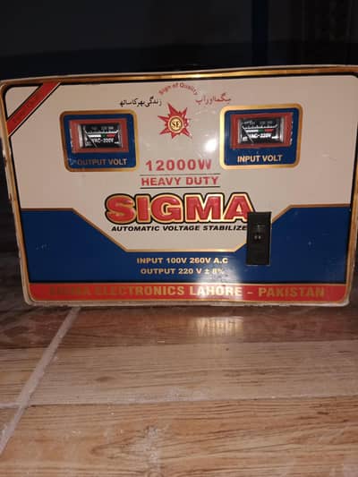 automatic voltage stabilizer 12000 waat