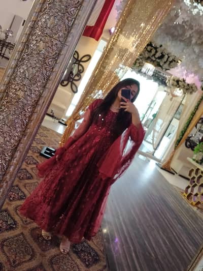 Mehroon Formal dress