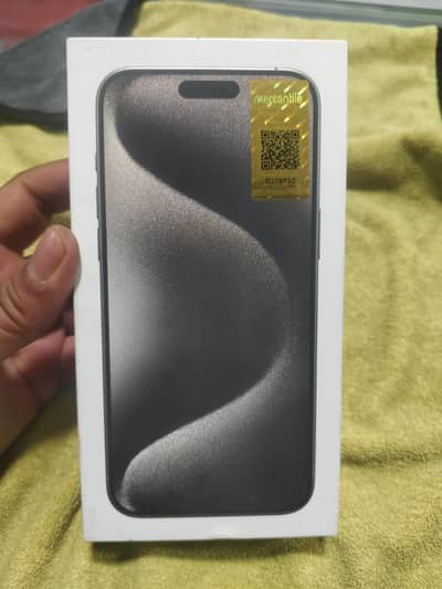 I PHONE 15 PRO MAX 255GB PTA APPROVED  NATURAL TITANIUM