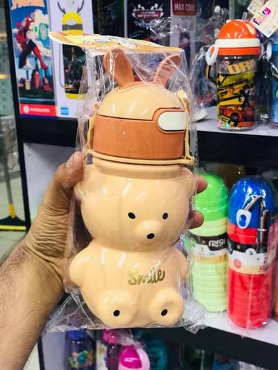Teddy bear water bottle