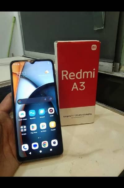 radmi a3 mobile box original charger mobile sealed 4+128 gb exchange