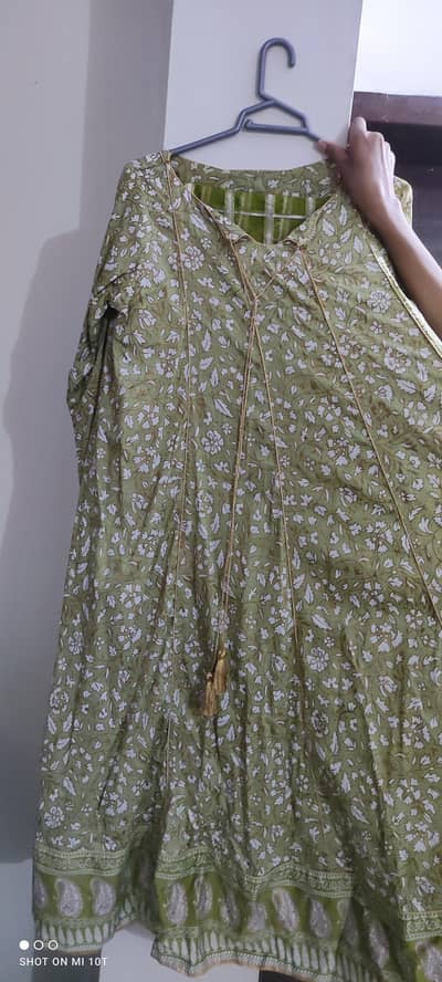 3 pieces cotton jaquard semi formal