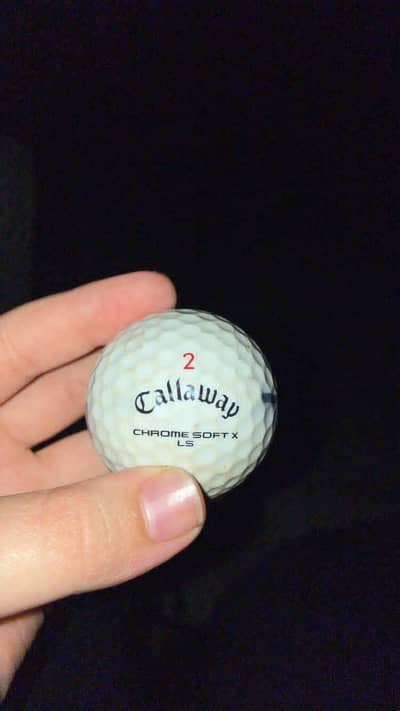 Original Callaway Chrome Soft X LS Golf Ball