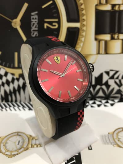 FERRARI SPORTS-ORIGINAL-NEW WATCH/SEIKO CITIZEN OMAX